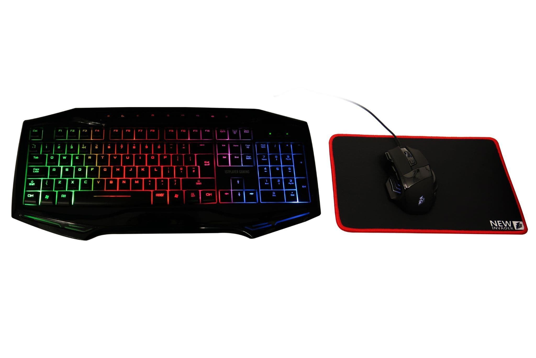 Gaming Keyboard and Mouse Pad Set